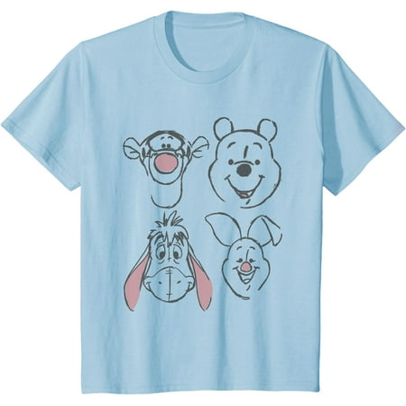 Winnie The Pooh and Friends Sketch Youth T-Shirt for Boy Girl Kids Toddler Light Blue Color Size 5/6
Winnie The Pooh and Friends Sketch Youth T-Shirt for Boy Girl Kids Toddler Light Blue Color Size 5/6