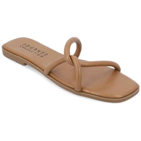 Journee Collection Womens Lauda Tru Comfort Foam Vegan Leather Slip On Sandals
Journee Collection Womens Lauda Tru Comfort Foam Vegan Leather Slip On Sandals