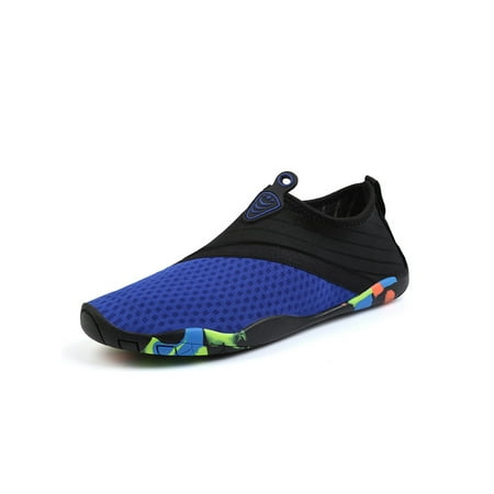 SIMANLAN Womens Mens Water Shoes Barefoot Aqua Socks Quick Dry Beach Shoe Summer Lightweight Flats Yoga Slip On Blue Style A 9
SIMANLAN Womens Mens Water Shoes Barefoot Aqua Socks Quick Dry Beach Shoe Summer Lightweight Flats Yoga Slip On Blue Style A 9