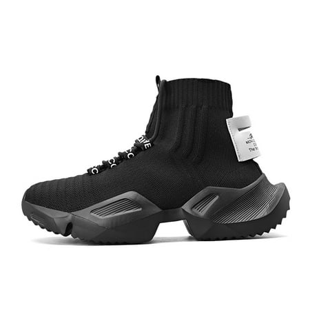 Men‘s Lightweight Sock Shoes High Sneakers For Walking