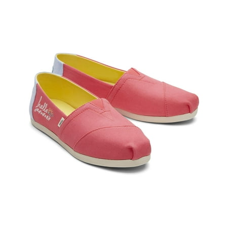 Toms Girls Alpargata Slip On Metallic Fashion Loafers