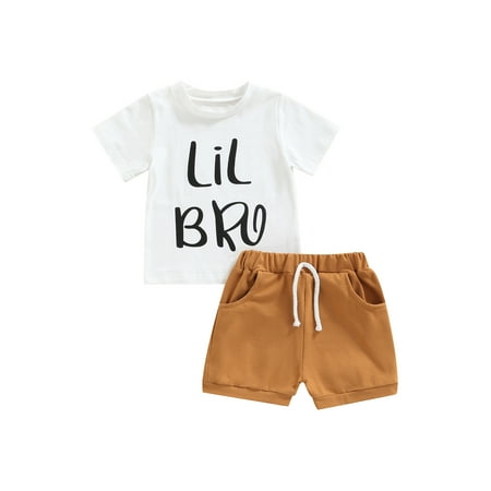 Gwiyeopda Toddler Baby Kids Big Brother Little Brother Shirts Shorts Matching Outfits 2pcs Set
Gwiyeopda Toddler Baby Kids Big Brother Little Brother Shirts Shorts Matching Outfits 2pcs Set