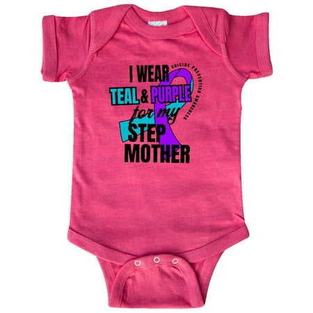 Inktastic Suicide Prevention I Wear Teal and Purple For My Step Mother Gift Baby Boy or Baby Girl Bodysuit
Inktastic Suicide Prevention I Wear Teal and Purple For My Step Mother Gift Baby Boy or Baby Girl Bodysuit