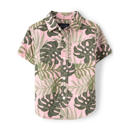 The Children s Place Toddler Boy s Short Sleeve Woven top Sizes 12M-5T
