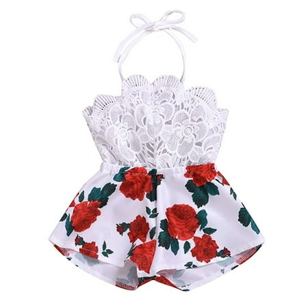 Livingsenburg Newborn Baby Girls Lace Floral Romper Bodysuit Jumpsuit Summer
Livingsenburg Newborn Baby Girls Lace Floral Romper Bodysuit Jumpsuit Summer