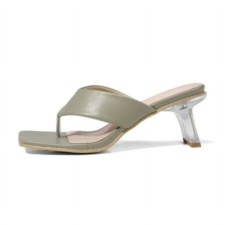 IELGY fashion simple mid-heel sandals and slippers women s large size shoes
IELGY fashion simple mid-heel sandals and slippers women s large size shoes