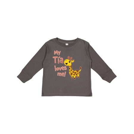 Inktastic My Tía Loves me- cute giraffe Boys or Girls Long Sleeve Toddler T-Shirt
Inktastic My Tía Loves me- cute giraffe Boys or Girls Long Sleeve Toddler T-Shirt