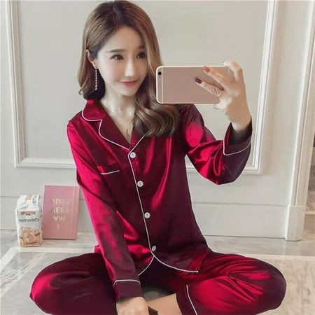 PIKADINGNIS Long Sleeve Silk Pajamas Spring Autumn Women Pajama Sets Print Cute Sleepwear Pyjamas 3XL 4XL 5XL 85kg Nightwear
PIKADINGNIS Long Sleeve Silk Pajamas Spring Autumn Women Pajama Sets Print Cute Sleepwear Pyjamas 3XL 4XL 5XL 85kg Nightwear
