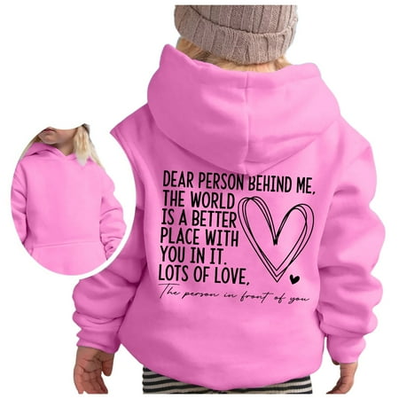 Toddler Girls Sweatshirts Hoodie Long Sleeve Soft Graphic Hoody Kids Cute Pullover Tops Clothes for Girls Size 2-3T
Toddler Girls Sweatshirts Hoodie Long Sleeve Soft Graphic Hoody Kids Cute Pullover Tops Clothes for Girls Size 2-3T