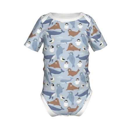 Coaee Seal Fox Seagull Whales for Soft Baby Short-Sleeve Bodysuit Baby Climbing Clothes Baby Girls Boys Bodysuit Romper-2 Years
Coaee Seal Fox Seagull Whales for Soft Baby Short-Sleeve Bodysuit Baby Climbing Clothes Baby Girls Boys Bodysuit Romper-2 Years