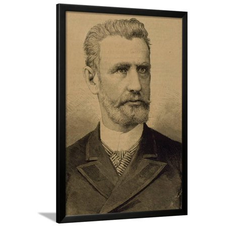 Jose Casado Del Alisal. Portrait. Framed Print Wall Art By Tarker