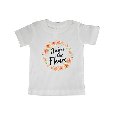 Inktastic J aime Les Fleurs Beautiful Flower Wreath Gift Baby Boy or Baby Girl T-Shirt
Inktastic J aime Les Fleurs Beautiful Flower Wreath Gift Baby Boy or Baby Girl T-Shirt