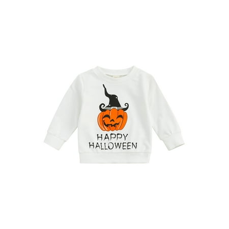 AMILIEe Kids Baby Girl Boy Halloween Sweatshirt Pumpkin Print Crew Neck Long Sleeve Casual Pullover Tops
AMILIEe Kids Baby Girl Boy Halloween Sweatshirt Pumpkin Print Crew Neck Long Sleeve Casual Pullover Tops