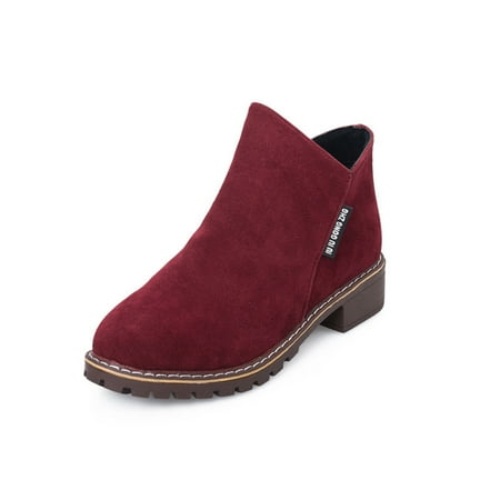 Women‘s Fashion Boots Suede Ankle Boots High Heeled Shoes Short Booties By Lowprofile Wine
Women‘s Fashion Boots Suede Ankle Boots High Heeled Shoes Short Booties By Lowprofile Wine