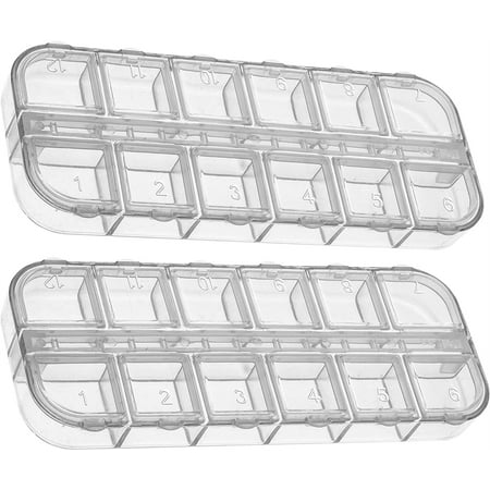 Component Storage Box - PS Fixed 12 Grids Electronic Component Containers Tool Boxes 2pcs
Component Storage Box - PS Fixed 12 Grids Electronic Component Containers Tool Boxes 2pcs