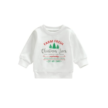 Toddler Kids Christmas Sweatshirt Casual Letter Print Long Sleeve Pullover T-shirt for Girls Boys
Toddler Kids Christmas Sweatshirt Casual Letter Print Long Sleeve Pullover T-shirt for Girls Boys