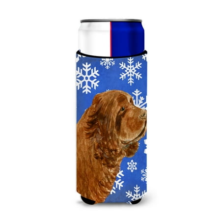 Caroline s Treasures SS4648MUK Sussex Spaniel Winter Snowflakes Holiday Ultra Hugger for slim cans Slim Can multicolor
Caroline s Treasures SS4648MUK Sussex Spaniel Winter Snowflakes Holiday Ultra Hugger for slim cans Slim Can multicolor