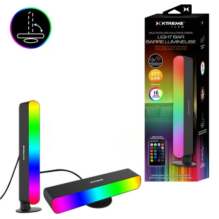 Xtreme Multi-Color Horizontal/Vertical LED Light Bar Works Anywhere Remote Included
Xtreme Multi-Color Horizontal/Vertical LED Light Bar Works Anywhere Remote Included
