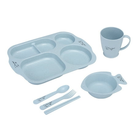 Mightlink 1 Set Kids Tableware Set Drop Resistant Anti-hot Bowl Spoon Fork Baby Six-piece Cutlery Set for School
Mightlink 1 Set Kids Tableware Set Drop Resistant Anti-hot Bowl Spoon Fork Baby Six-piece Cutlery Set for School