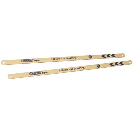 Draper 19345 Expert 2 x 300mm 24Tpi Bi-Metal Hacksaw Blades