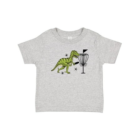 Inktastic Disc Golfing Dinosaur Funny Golfer Gift Baby Boy or Baby Girl T-Shirt