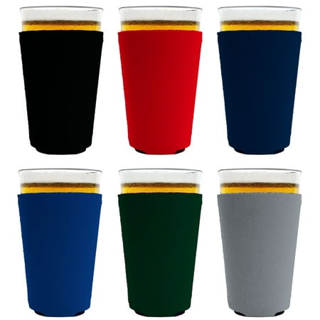 Blank Neoprene Pint Glass Coolie (Variety Color 6 Pack)
Blank Neoprene Pint Glass Coolie (Variety Color 6 Pack)