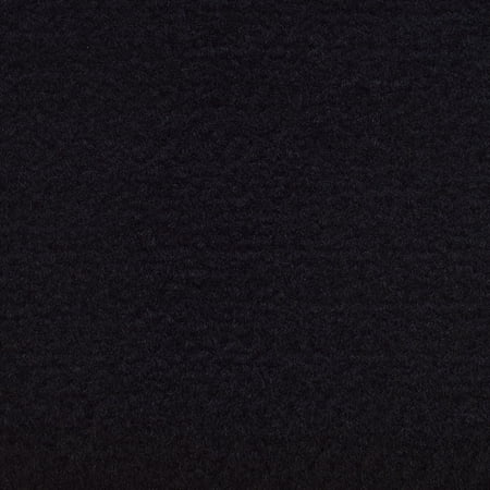Saturn collection solid color area rugs with Rubber Marine Backing for Patio, Porch, Deck, Boat, Basement or Garage with Premium Bound Polyester Edges Black 14'x14' Square
