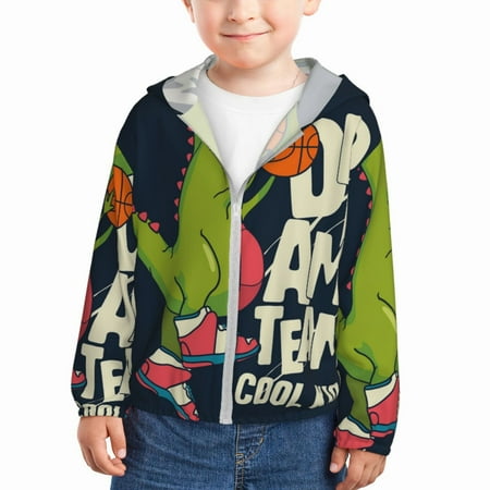 Zeuib Dinosaur Basketball Player Print Girls & Boys Sun Protection Hoodie with UPF 50+ Children’s Quick-Dry Jacket Perfect for Outdoor Activities-3 Years
Zeuib Dinosaur Basketball Player Print Girls & Boys Sun Protection Hoodie with UPF 50+ Children’s Quick-Dry Jacket Perfect for Outdoor Activities-3 Years