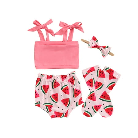 Musuos Baby Shorts Set Double Side Strap Sling Tops + High Waist Shorts + Bow Hair Band + Warm Socks
Musuos Baby Shorts Set Double Side Strap Sling Tops + High Waist Shorts + Bow Hair Band + Warm Socks