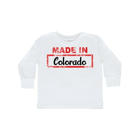 Inktastic Made in Colorado stamp Gift Toddler Boy or Toddler Girl Long Sleeve T-Shirt
Inktastic Made in Colorado stamp Gift Toddler Boy or Toddler Girl Long Sleeve T-Shirt