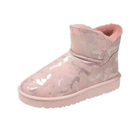 Women‘s Waterproof Slip-On Ankle High Winter Thermal Snow Shoes Solid Color Faux Fur Lined Warm Show Boots Women‘s Footwear
Women‘s Waterproof Slip-On Ankle High Winter Thermal Snow Shoes Solid Color Faux Fur Lined Warm Show Boots Women‘s Footwear