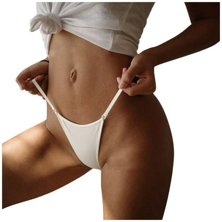 Knosfe Hollow Out Low Waist Underwear for Women Breathable Stretch Thong Women Soft Panties S
Knosfe Hollow Out Low Waist Underwear for Women Breathable Stretch Thong Women Soft Panties S