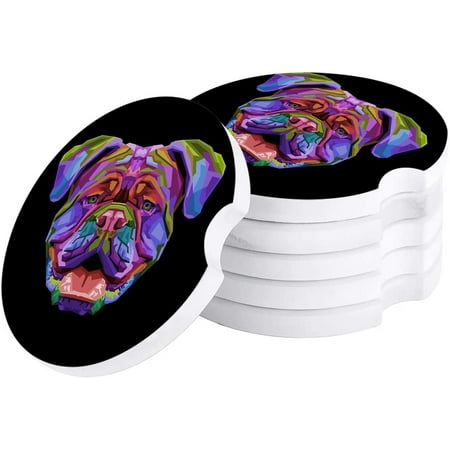 FMSHPON Pop Art Colorful Shar Pei Black Set of 4 Car Coaster for Drinks Absorbent Ceramic Stone Coasters Cup Mat with Cork Base for Home Kitchen Room Coffee Table Bar Decor
FMSHPON Pop Art Colorful Shar Pei Black Set of 4 Car Coaster for Drinks Absorbent Ceramic Stone Coasters Cup Mat with Cork Base for Home Kitchen Room Coffee Table Bar Decor