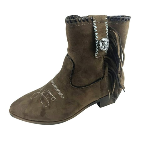 Brown Boots for Women Women S Winter Sleeve Pointed High Heel Plain Thick Heel Fringed Medium Boots
Brown Boots for Women Women S Winter Sleeve Pointed High Heel Plain Thick Heel Fringed Medium Boots