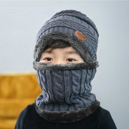 RPVATI Toddler Baby Child Children Kids Warm Knitted Beanie Hats Winter Soft Fleece Lined Hats with Scarf 2Y~8Y
RPVATI Toddler Baby Child Children Kids Warm Knitted Beanie Hats Winter Soft Fleece Lined Hats with Scarf 2Y~8Y