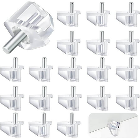 Younar Shelf Support Peg Clear Shelf Support Holders Pins for Cabinet
