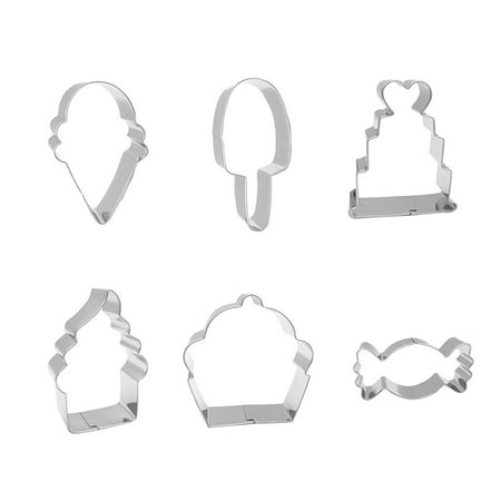UDIYO Cookie Cutters 6Pcs/Set Cookie Cutters Creative Easy Clean Stainless Steel Fondant Pastry Biscuit Metal Set for Home
UDIYO Cookie Cutters 6Pcs/Set Cookie Cutters Creative Easy Clean Stainless Steel Fondant Pastry Biscuit Metal Set for Home