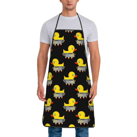 Apron for Men Women Cartoon Mechanical Cool Duck Waterproof Chef Kitchen Baking Apron with Long Ties Aprons for Cooking Baking and Gardening Kitchen Collection
Apron for Men Women Cartoon Mechanical Cool Duck Waterproof Chef Kitchen Baking Apron with Long Ties Aprons for Cooking Baking and Gardening Kitchen Collection