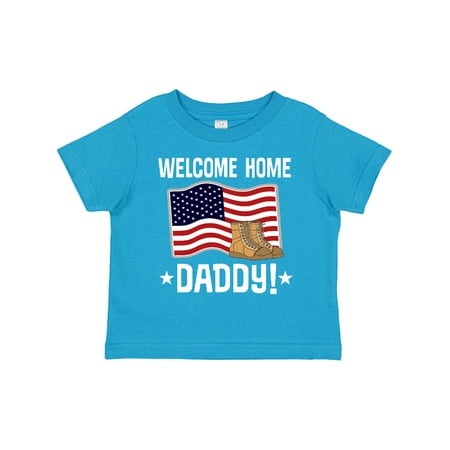 Inktastic Military Dad Welcome Home USA Flag Gift Toddler Boy or Toddler Girl T-Shirt
Inktastic Military Dad Welcome Home USA Flag Gift Toddler Boy or Toddler Girl T-Shirt