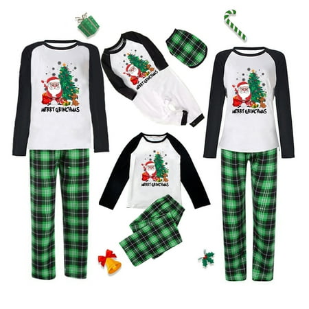 Genuiskids Christmas Pajamas for Family Christmas Pjs Matching Sets Long Sleeve Reindeer Top Plaid Trouser Sets for Couples Kids Baby Pet
Genuiskids Christmas Pajamas for Family Christmas Pjs Matching Sets Long Sleeve Reindeer Top Plaid Trouser Sets for Couples Kids Baby Pet