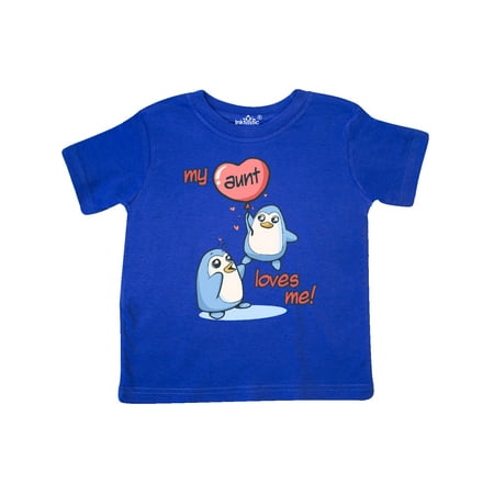 Inktastic My Aunt Loves Me Gift Toddler Boy or Toddler Girl T-Shirt
