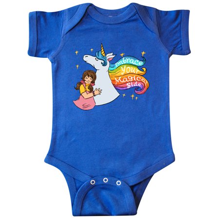 Inktastic Embrace Your Magical Side Girl Hugging A Unicorn Gift Baby Boy or Baby Girl Bodysuit
Inktastic Embrace Your Magical Side Girl Hugging A Unicorn Gift Baby Boy or Baby Girl Bodysuit