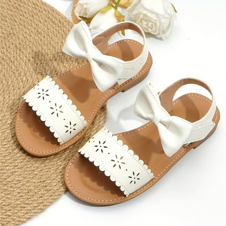 Casual Solid Color Bowknot Sandals For Girls Breathable Lightweight Anti-slip Sandals For Indoor Outdoor Beach Summer
Casual Solid Color Bowknot Sandals For Girls Breathable Lightweight Anti-slip Sandals For Indoor Outdoor Beach Summer