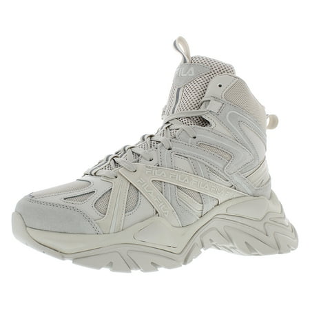 Fila Electrove 2 High Womens Shoes Size 10, Color: Silver Grey/White Sand/Metallic Silver