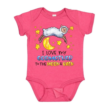 Inktastic I Love My Godmother to the Moon and Back Cute Sheep Gift Baby Boy or Baby Girl Bodysuit
Inktastic I Love My Godmother to the Moon and Back Cute Sheep Gift Baby Boy or Baby Girl Bodysuit