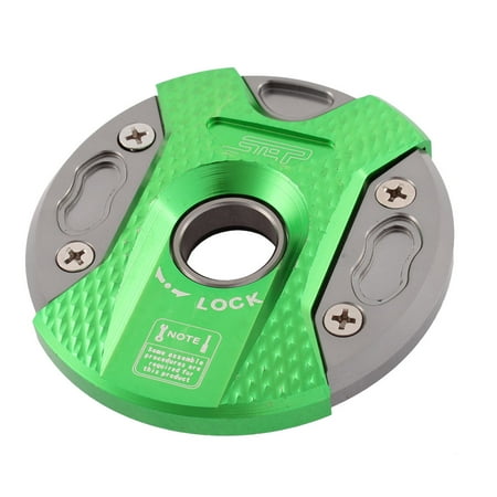 Unique Bargains 18mm Hole Dia Green Round Shape oil Fuel Cap Cover Protector for BWS 125 100