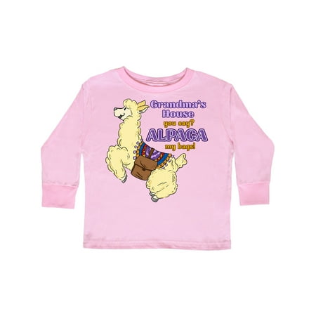 Inktastic Cute Jumping Alpaca-Grandma s House You Say ALPACA my bags! Gift Toddler Boy or Toddler Girl Long Sleeve T-Shirt
Inktastic Cute Jumping Alpaca-Grandma s House You Say ALPACA my bags! Gift Toddler Boy or Toddler Girl Long Sleeve T-Shirt