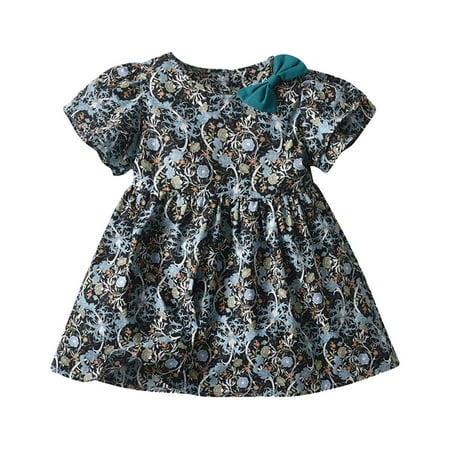 BSDHBS Dress for Girls Kids Toddler Baby Girls Spring Summer Floral Cotton Short Sleeve Princess Dress Clothes
BSDHBS Dress for Girls Kids Toddler Baby Girls Spring Summer Floral Cotton Short Sleeve Princess Dress Clothes