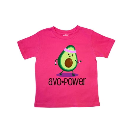 Inktastic Avocado Vegan Avo Power Gift Toddler Toddler Girl T-Shirt