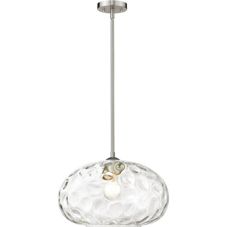 Brushed Nickel Tone Finish Pendants 14 Wide Clear Glass Shade Steel Material Medium 1 Light Fixture
Brushed Nickel Tone Finish Pendants 14 Wide Clear Glass Shade Steel Material Medium 1 Light Fixture
